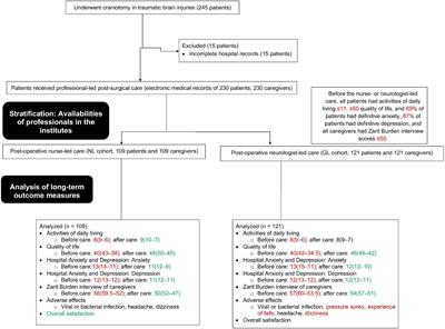 Nurse-led care versus neurologist-led care for long-term outcomes of patients who underwent craniotomy in traumatic brain injuries: an efficacy analysis